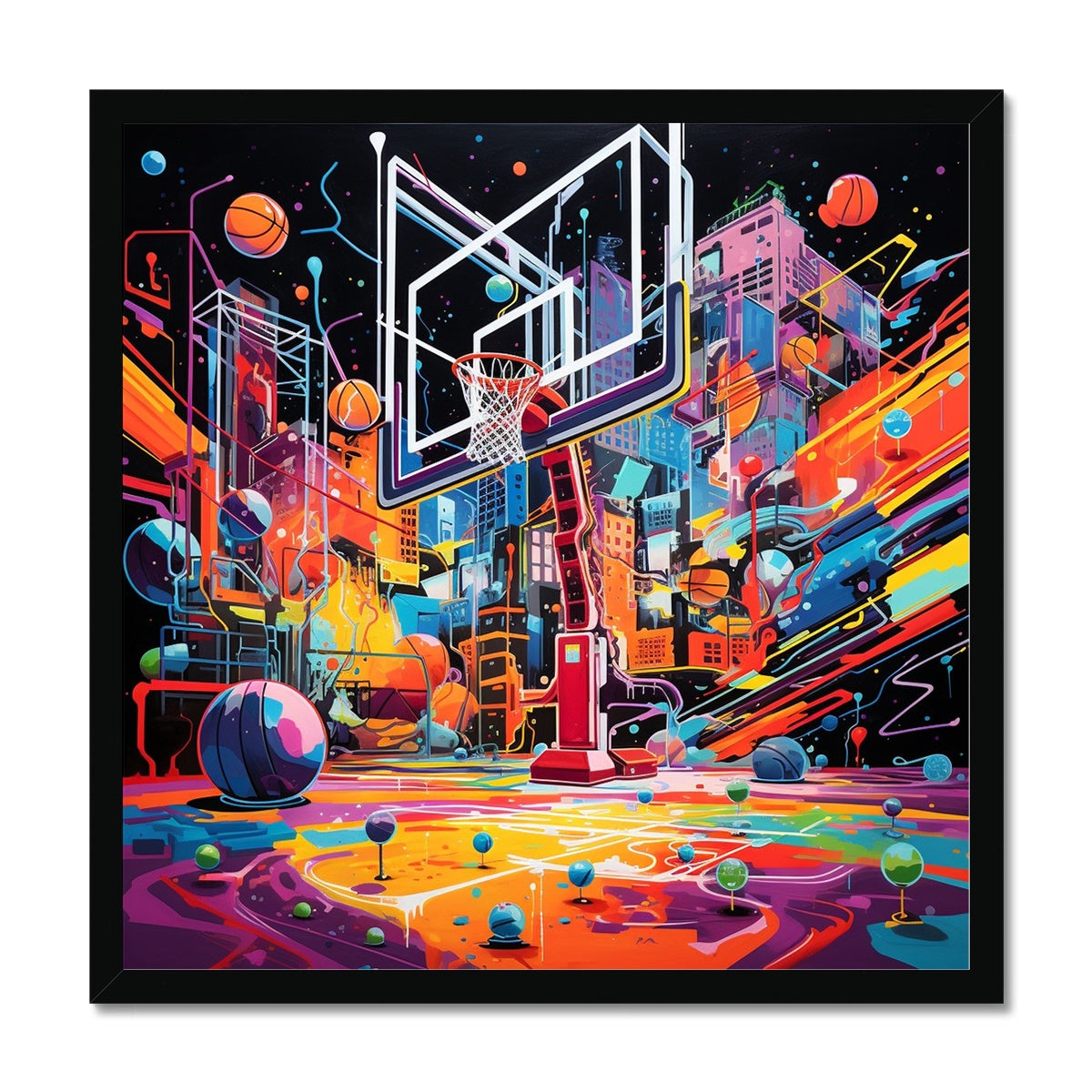 Space Jam Framed Print