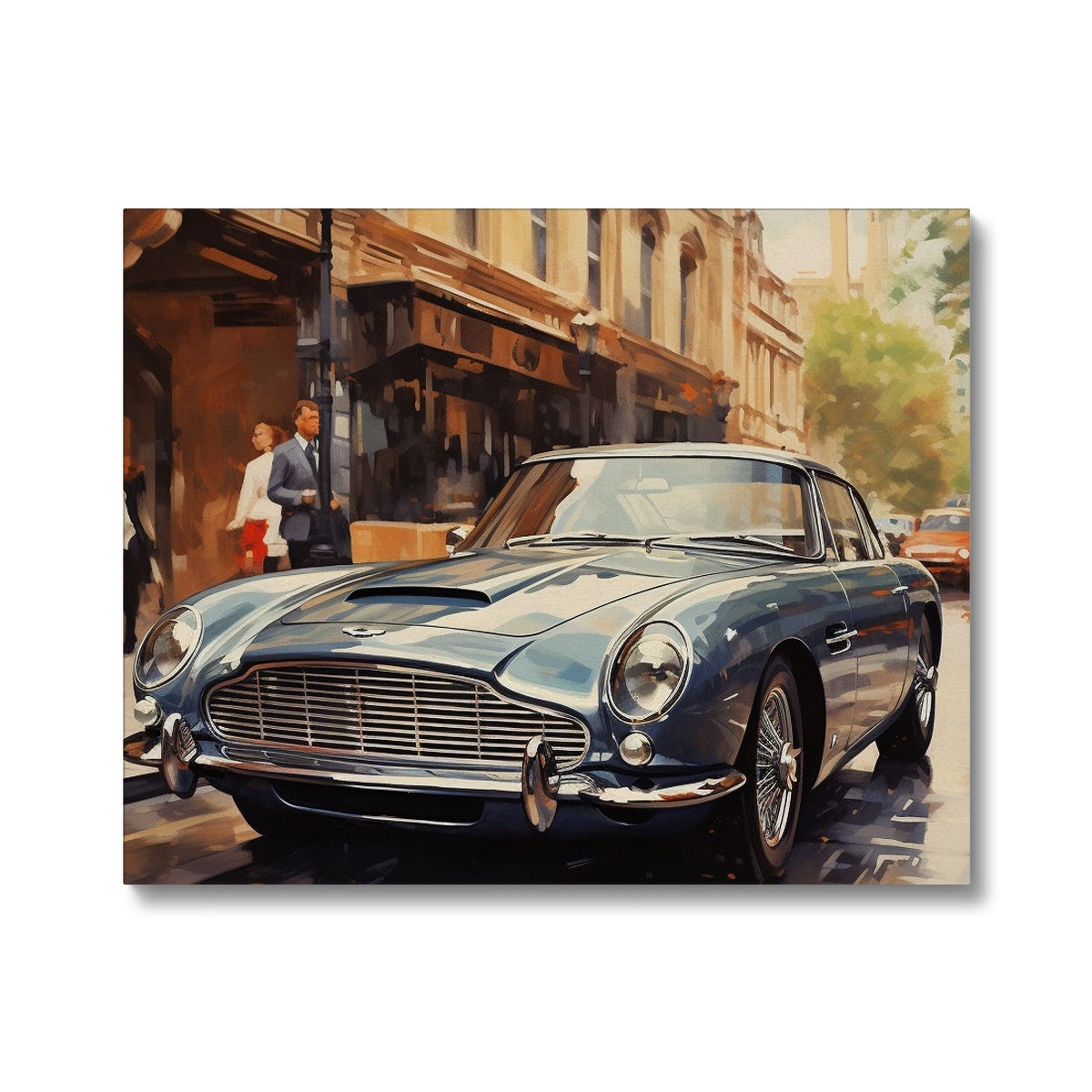 Vintage Aston Martin, Mayfair, London  Canvas