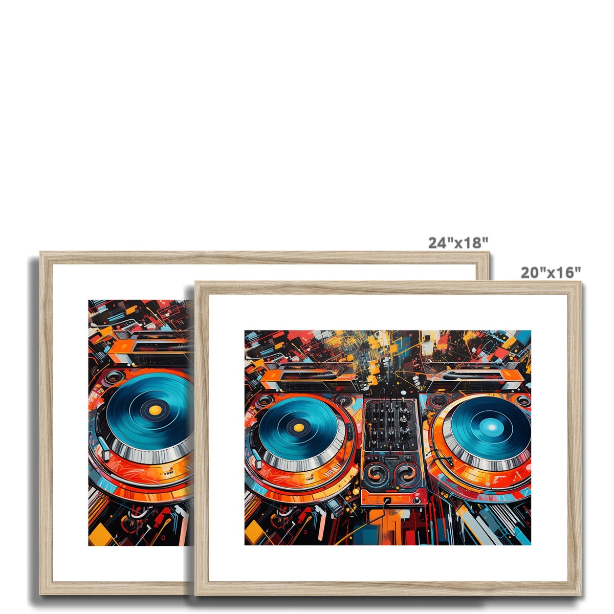 One's & Two's Framed & Mounted Print