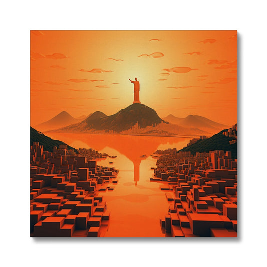 Rio De Janeiro From A Deep Perspective Canvas