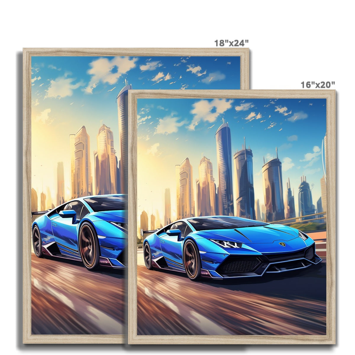 Lamborghini Bombs Framed Print