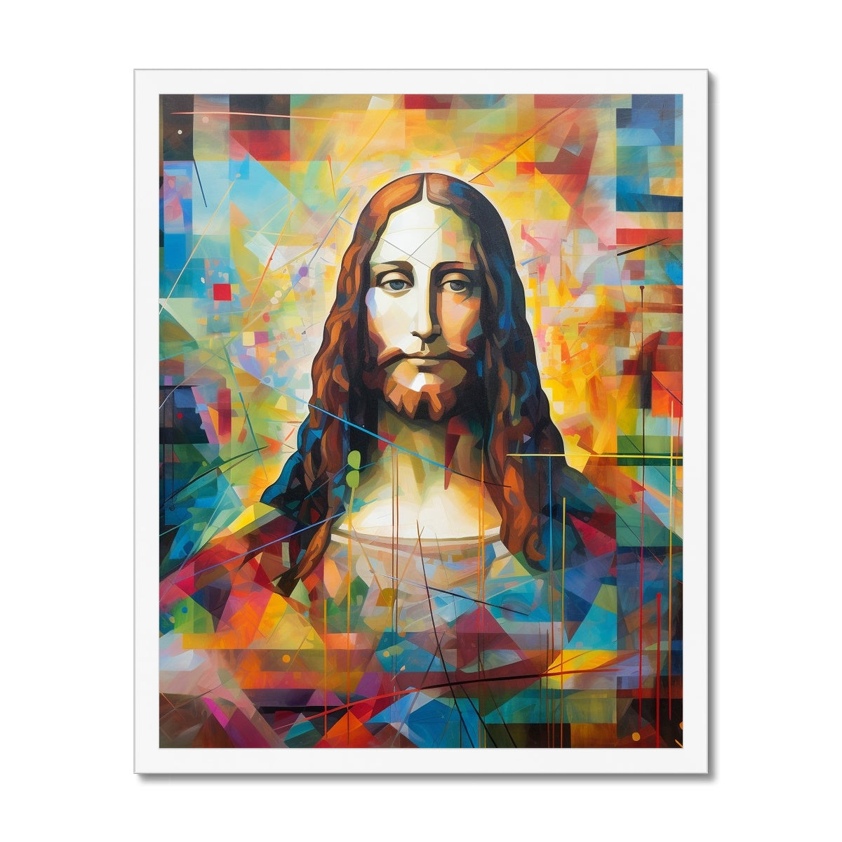 Jesus Walks: Mona Lisa Limited Edition Framed Print