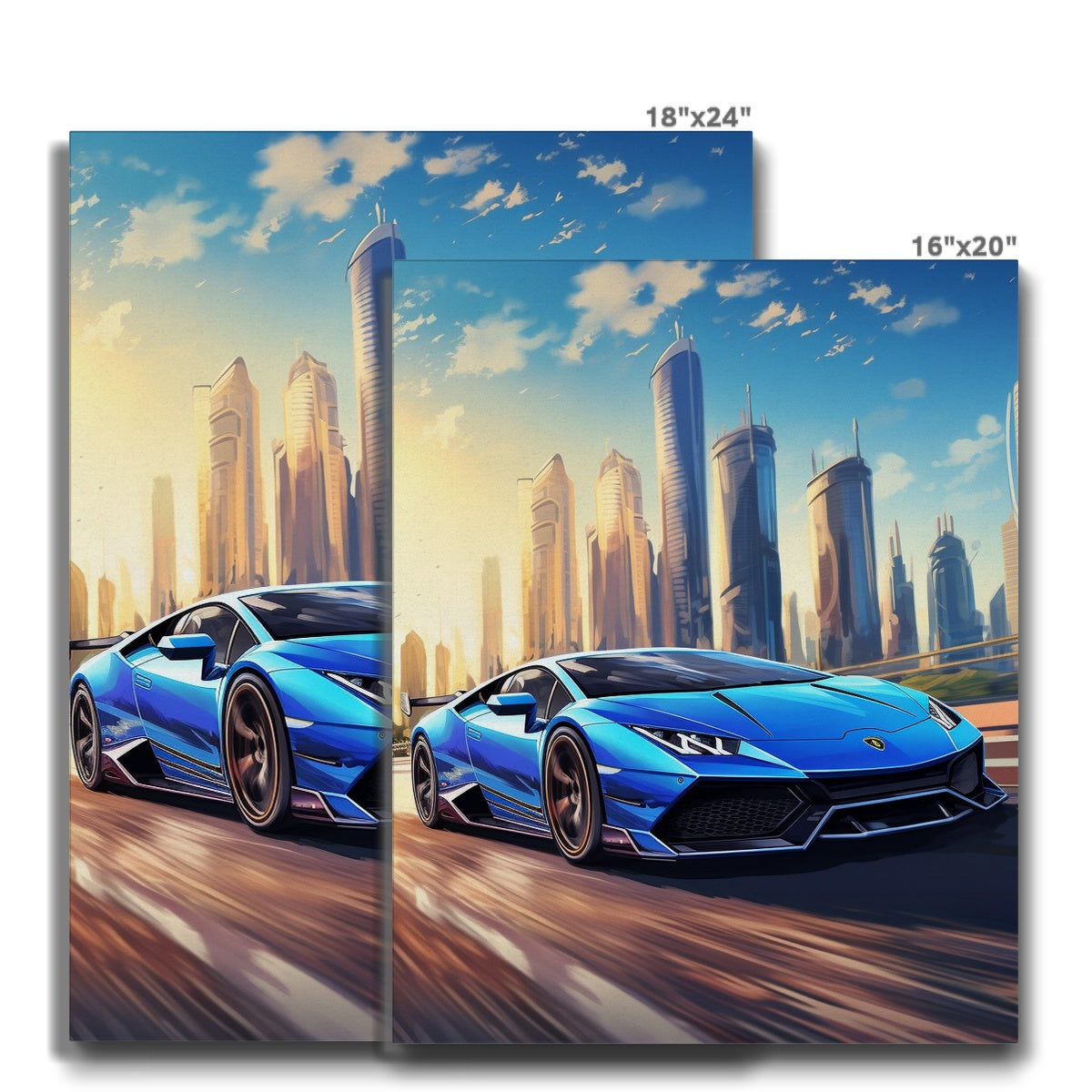 Lamborghini Bombs Canvas